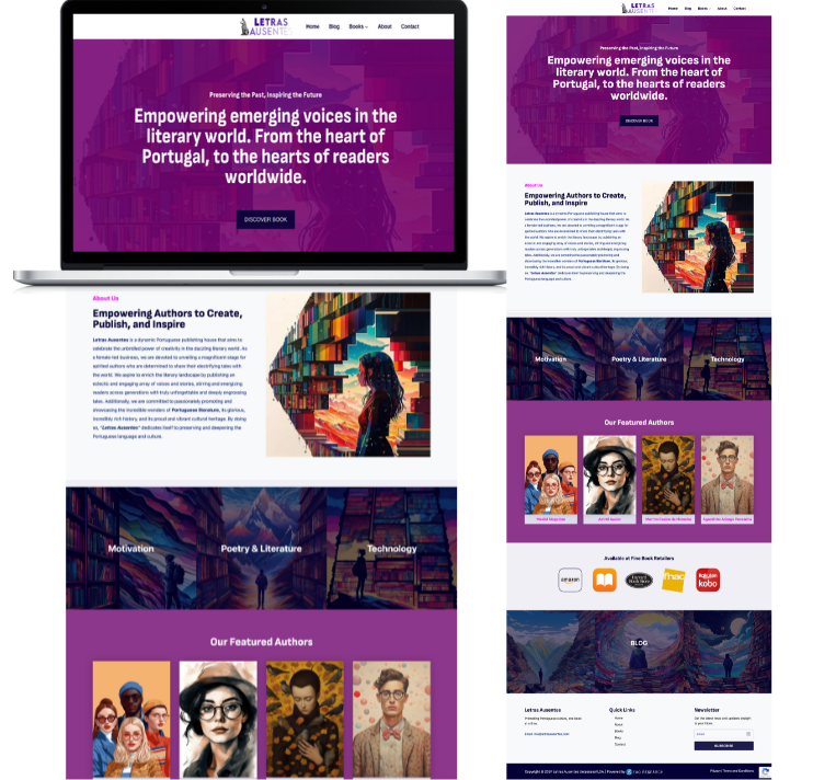 custom website design showcase